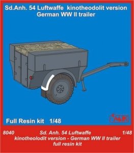 CMK 8040 Sd.Anh. 54 Luftwaffe kinotheodolit version 1/48