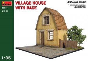 MiniArt 36031 VILLAGE HOUSE w/BASE (1:35)