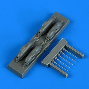 Quickboost QB72659 Bf 109G-6/R6 cannon pods for Tamiya 1/72