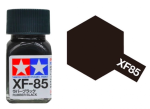 Tamiya XF85 Rubber Black (80385) Enamel Paint
