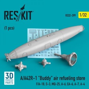 RESKIT RS32-0399 A/A42R-1 BUDDY AIR REFUELING STORE (1 PCS) (3D PRINTED) 1/32