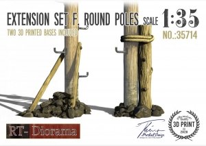 RT-Diorama 35714 Extension Set for Round Poles (6mm) 1/35