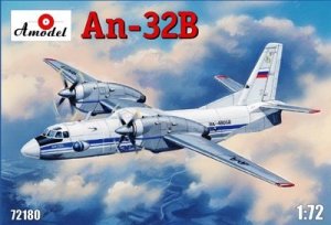 A-Model 72180 Antonov An-32B Soviet Civil Plane 1:72