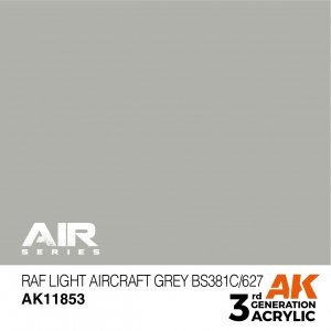 AK Interactive AK11853 RAF LIGHT AIRCRAFT GREY BS381C/627 – AIR 17ml