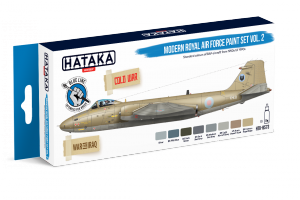 Hataka HTK-BS73 Modern Royal Air Force paint set vol. 2 (8x17ml)