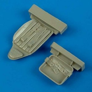 Quickboost QB32138 MiG-3 seat with safety belts Trumpeter 1/32
