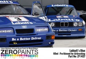 Zero Paints ZP-1437 - Labatt's Blue Paint (BMW M3, Ford Sierra RS500 Cosworth) 60ml