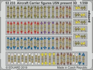 Eduard 53233 Aircraft Carrier figures USN present 3D 1/350 