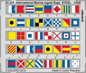 Eduard 53231 International Marine signal flags STEEL 1/200