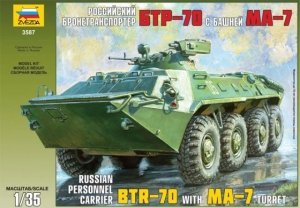 Zvezda 3587 BTR-70 with MA-7 Turret (1:35)
