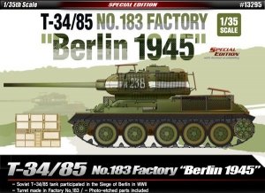 Academy 13295 T-34/85 No.183 Factory Berlin 1945