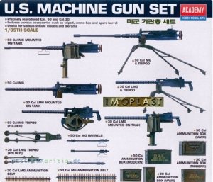 Academy 13262 US Machine Gun Set (1384) (1:35)