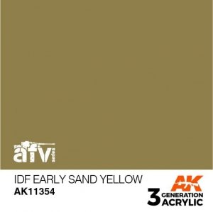 AK Interactive AK11354 IDF Early Sand Yellow 17ml