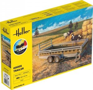 Heller 56778 STARTER KIT Goods Trailer 1/24