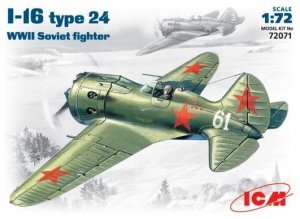 ICM 72071 I-16 type24 WWII Soviet fighter (1:72)