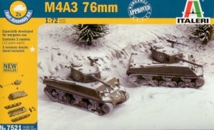 Italeri 7521 M4 A3 76mm (1:72)