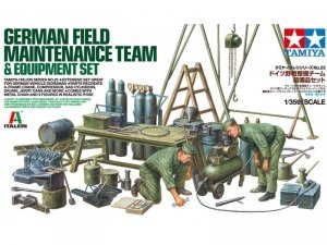 Tamiya 37023 German Field Maintenance Team Equipment Set 1/35