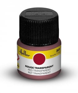 Heller 9321 321 Red Transparent 12ml