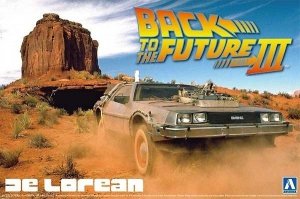 Aoshima 05918 Back to the Future III DeLorean 1/24
