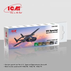 ICM 3082 Acrylic paint set for US Special Operations Aircraft 12ml x6
