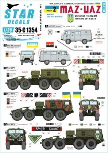 Star Decals 35-C1354 War in Ukraine 2 AZOV-Batalion 2014-2022 1/35