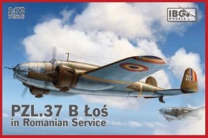 IBG 72516 PZL 37B Łoś in Romanian service 1/72