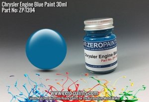 Zero Paints ZP-1394 Chrysler Blue Engine Paint 30ml