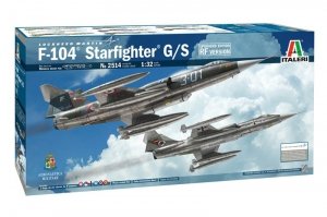 Italeri 2514 F-104 STARFIGHTER G/S - Upgraded Edition RF version 1/32