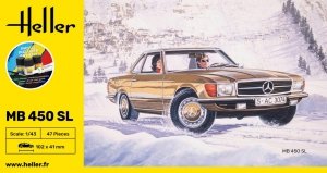 Heller 56171 Starter Set - MB 450 SL 1/43