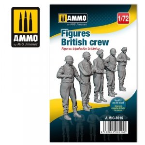 Ammo of Mig 8915 Figures British crew 1/72