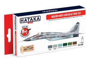 Hataka HTK-AS93 Modern North Korean AF paint set (6x17ml)