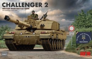 Rye Field Model 5062 Challenger 2 with workable track links 1/35