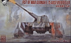 Modelcollect UA72115 Fist of Wars German WWII E75 Ausf. VierfuBler Gerat 58 1/72