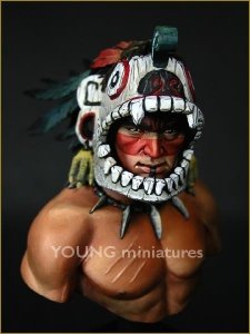 Young Miniatures YH1819 Aztec Warrior 1/10