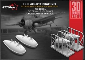 RESArm 48-06004 F4F WILDCAT - Fuel tanks (3D resin printing) 1/48