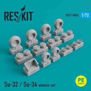 RESKIT RS72-0096 SU-32/SU-34 WHEELS SET 1/72
