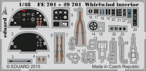 Eduard FE701 Whirlwind interior S.A. (for Trumpeter 02890) 1/48