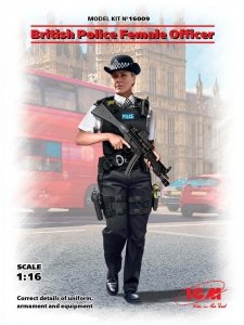 ICM 16009 British Police Female Officer 1/16