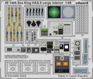 Eduard 491405 Sea King HAS.5 cargo interior Airfix 1/48
