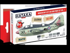 Hataka HTK-AS113 Modern RN Fleet Air Arm Paint Set Vol. 1 6x17ml