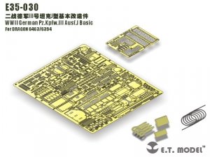 E.T. Model E35-030 WWII German Pz.Kpfw.III Ausf.J Basic (For DRAGON 6463/6394) (1:35)