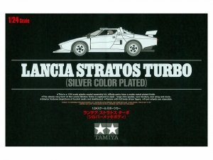 Tamiya 25418 Lancia Stratos Turbo (Silver Color Plated) 1/24