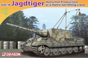Dragon 7345 Jagdtiger /Henschel w. Crane (1:72)