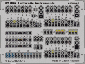 Eduard 32865 Luftwaffe instruments 1/32 