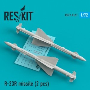RESKIT RS72-0161 R-23R MISSILES (2 PCS) 1/72