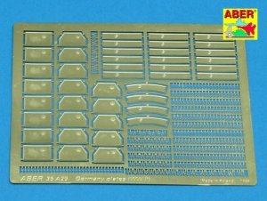 Aber 35A029 Niemieckie tablice rejestracyjne (II Wojna Światowa) (1:35)