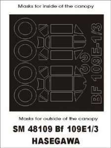Montex SM48109 Bf 109E-3 HASEGAWA