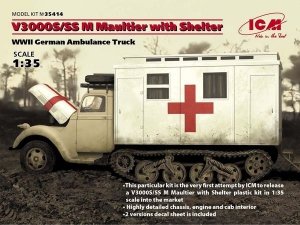 ICM 35414 V3000S/SS M Maultier with Shelter (1:35)