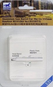 Bronco AB3554 Aluminum Gun Barrel For The US 155mm Howitzer M1A1 1/35
