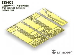 E.T. Model E35-029 WWII Soviet JSU-152 Fender (For TAMIYA 35303) (1:35)